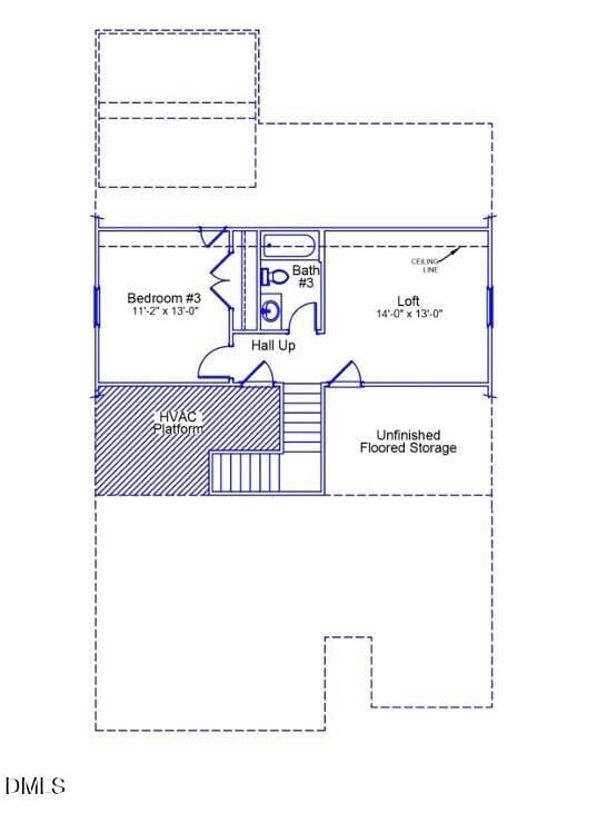 OVS-584 Adler-A Floor Plan - Second Floo - 1018 Greer Mill Grove 584, Durham, NC 27703