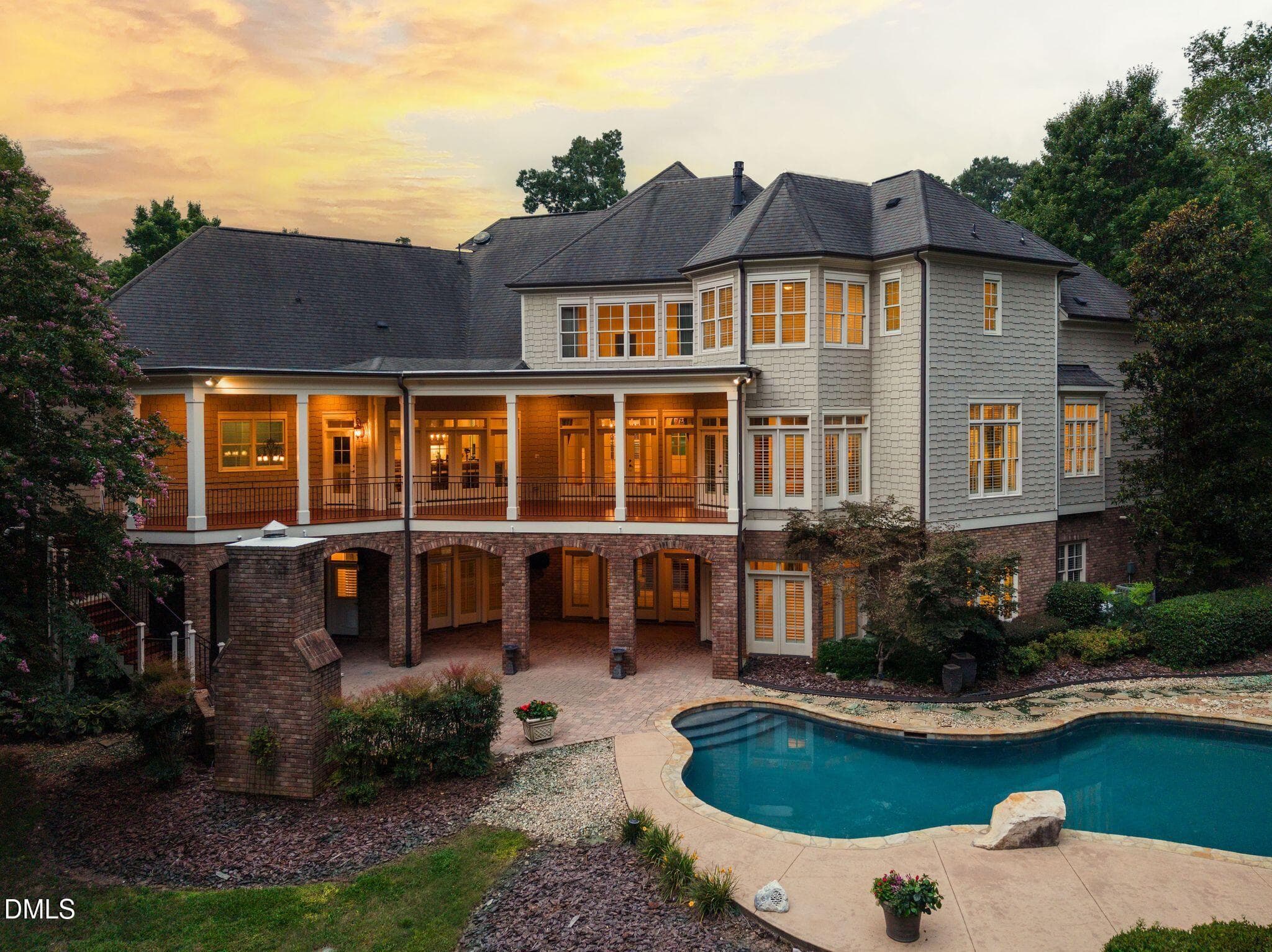 004-1024-stradshire-dr-twilight - 1024 Stradshire Drive, Raleigh, NC 27614