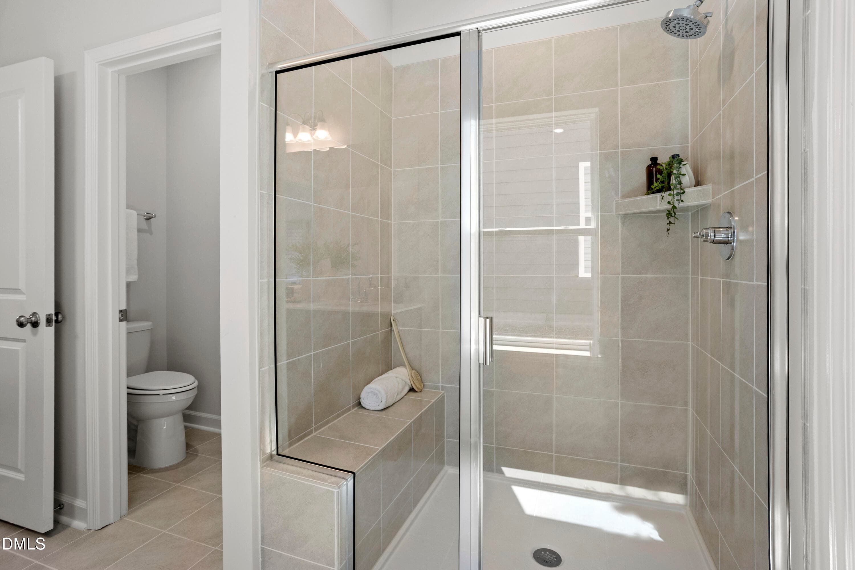 Primary Bathroom Shower - 1018 Greer Mill Grove 584, Durham, NC 27703