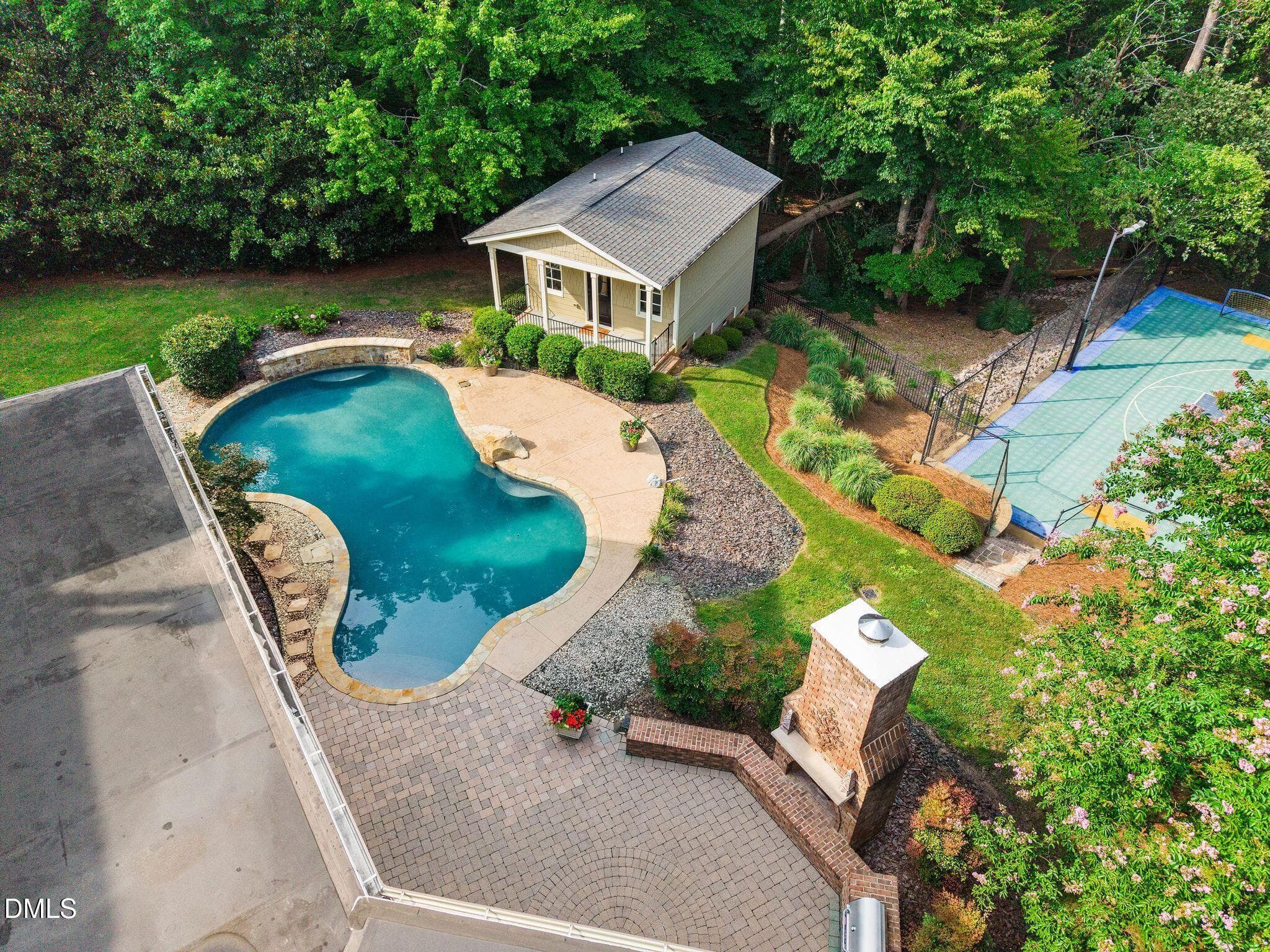 113-1024-stradshire-dr-aerial-drone - 1024 Stradshire Drive, Raleigh, NC 27614