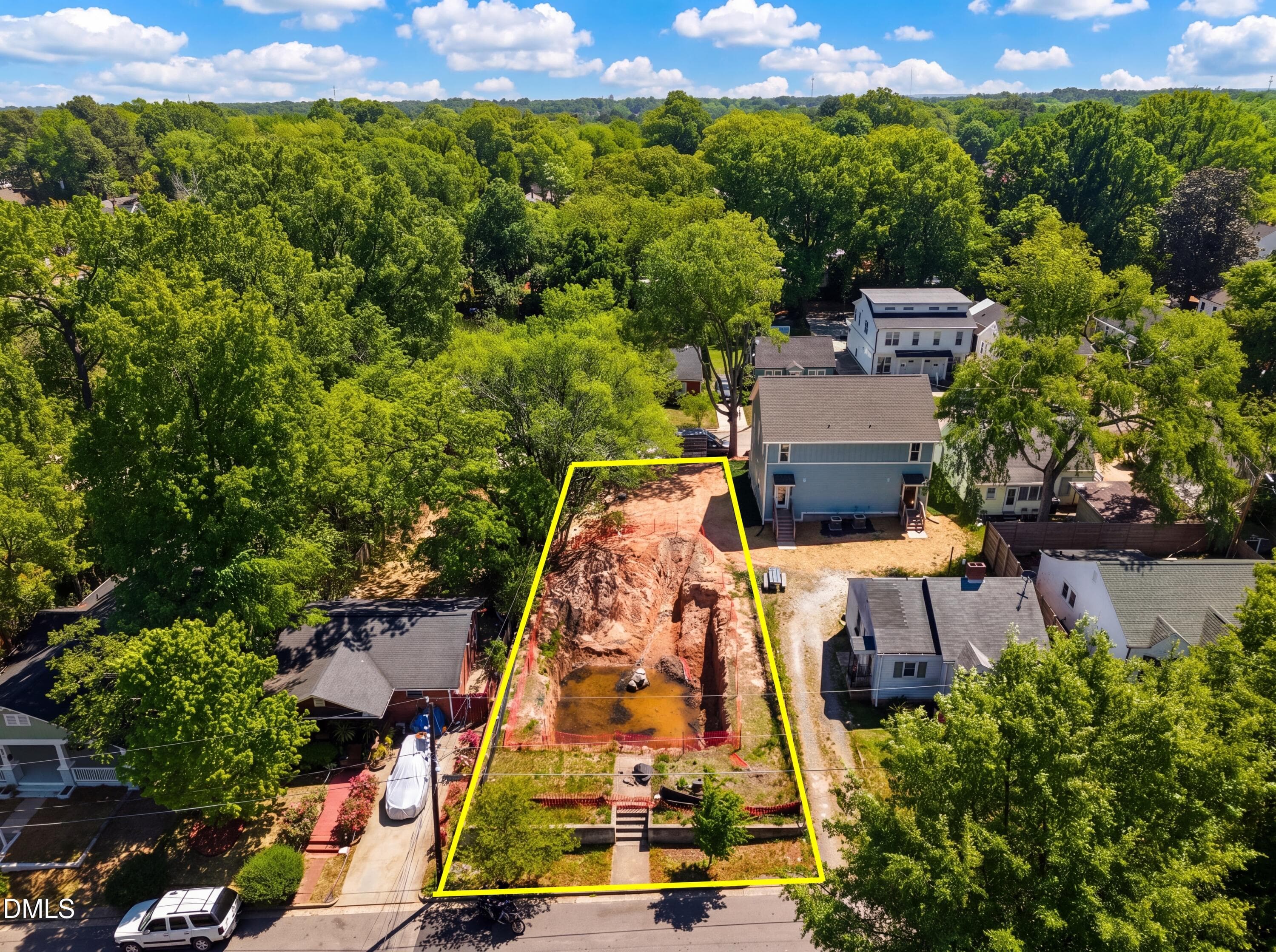 Aerial Boundaries - 516 N Maple Street, Durham, NC 27703, Durham