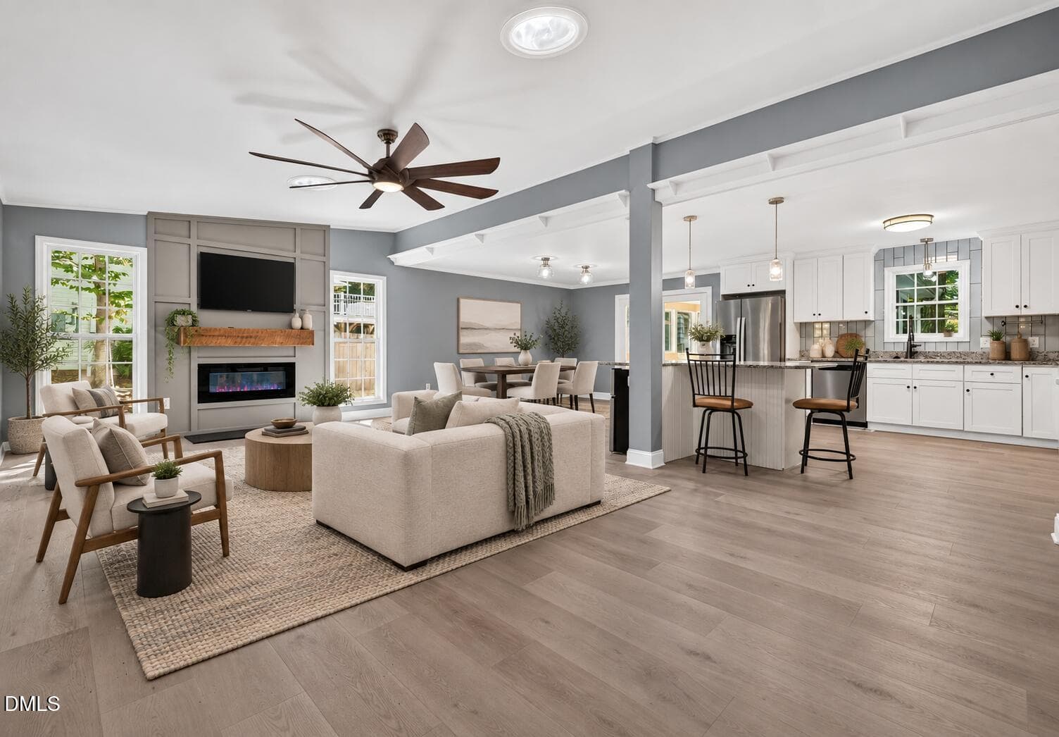 Virtually Staged - 411 W Cedar Avenue, Wake Forest, NC 27587