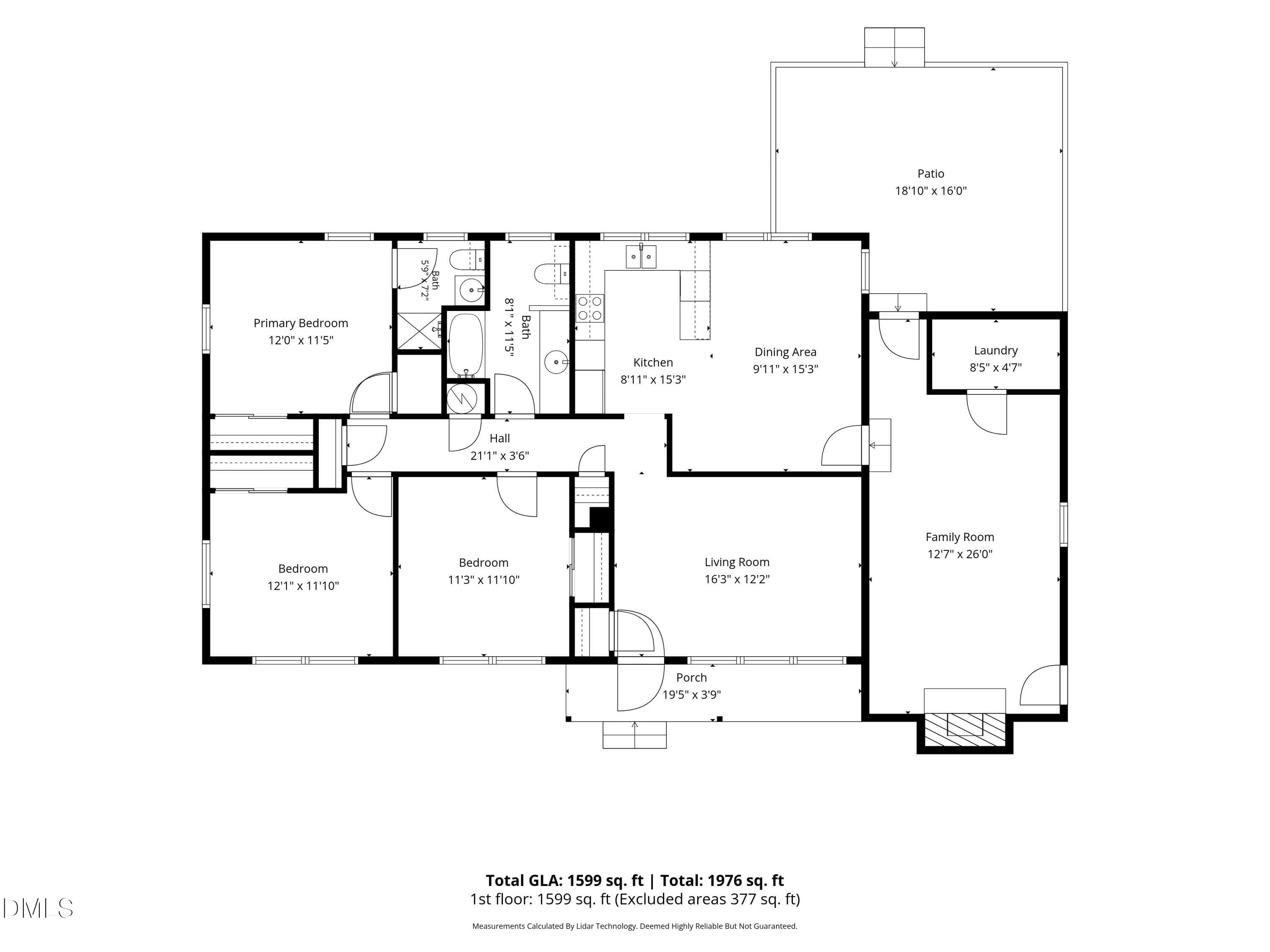 2-Floorplan_1 - 544 N Dunn Street, Angier, NC 27501