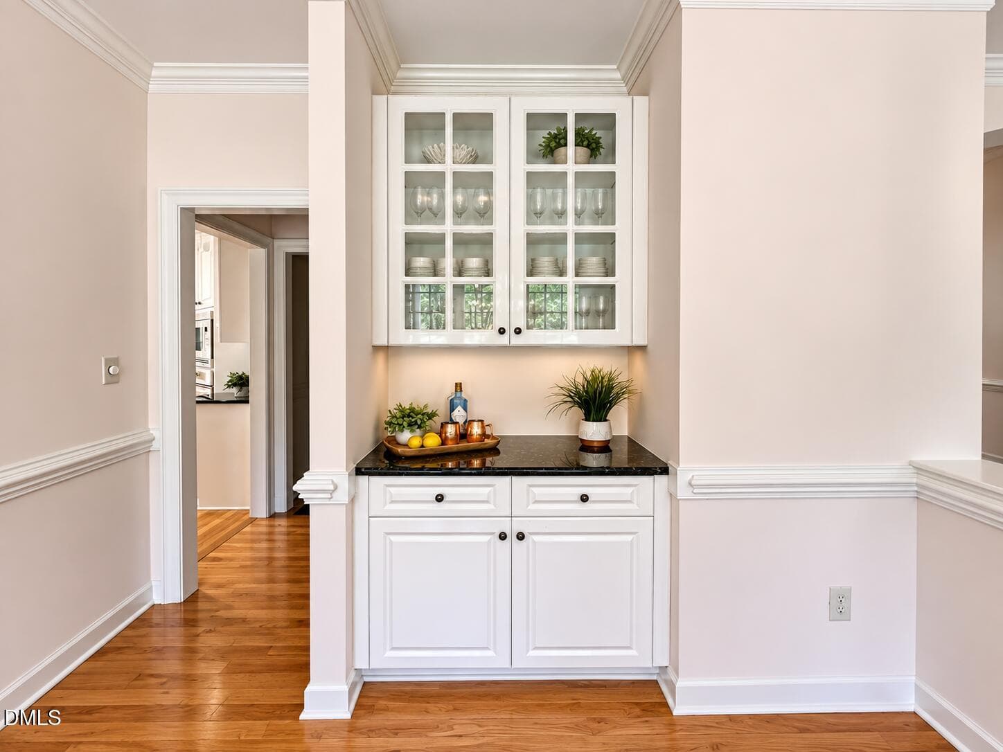 Custom built in bar - 2769 Weaver Hill Drive, Apex, NC 27502, Apex