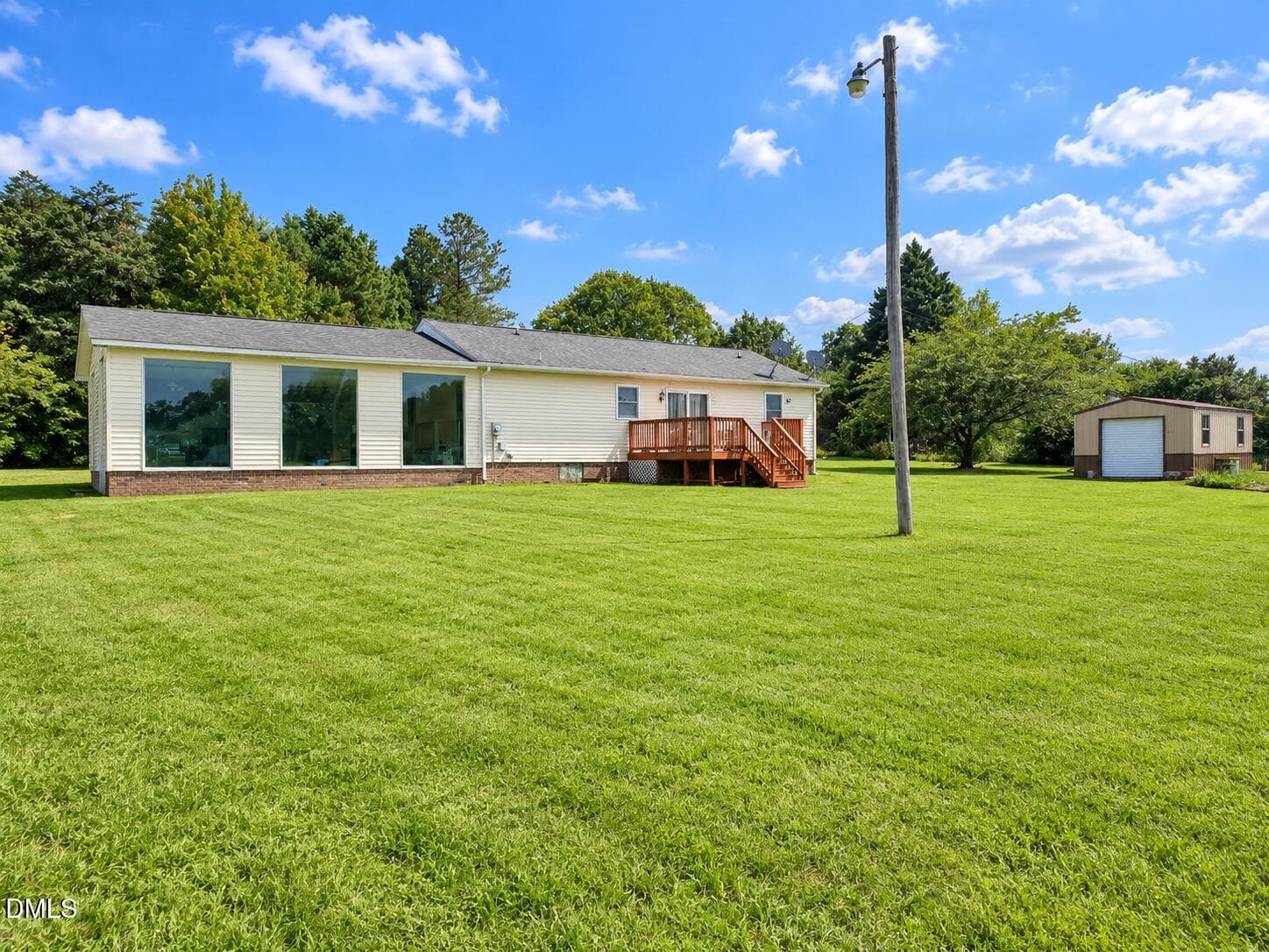 back yard - 5310 Oscar Gammon Road, Mebane, NC 27302