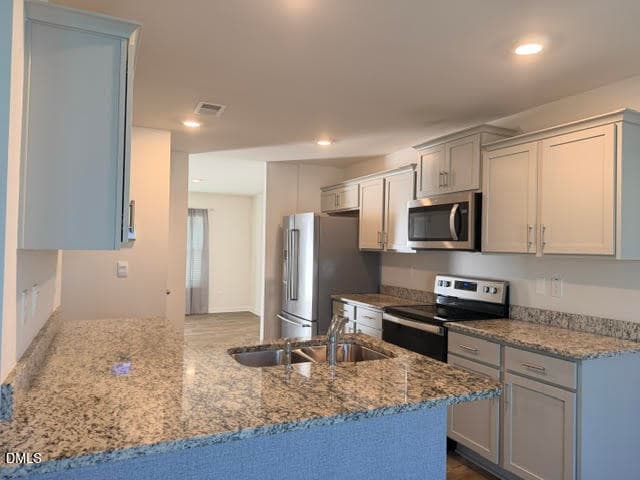 Kitchen view from Breakfast - 526 Leven Drive, Gibsonville, NC 27249