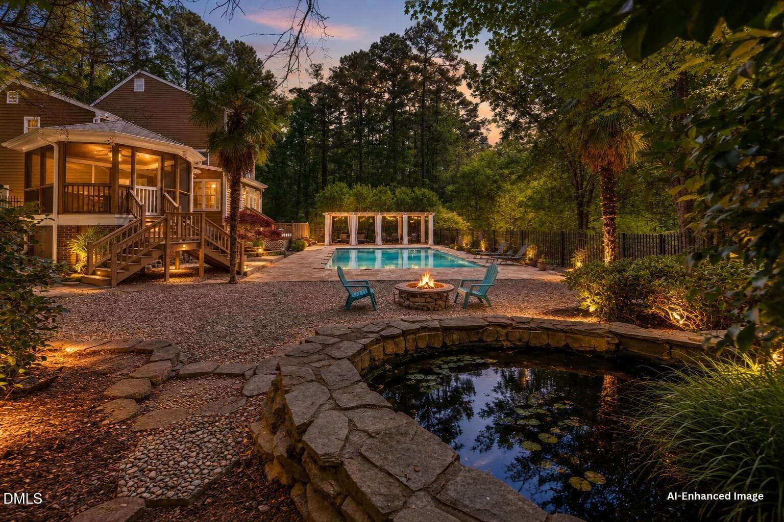 AI-Enhanced Image - 5101 Deerchase Trail, Wake Forest, NC 27587, Wake Forest