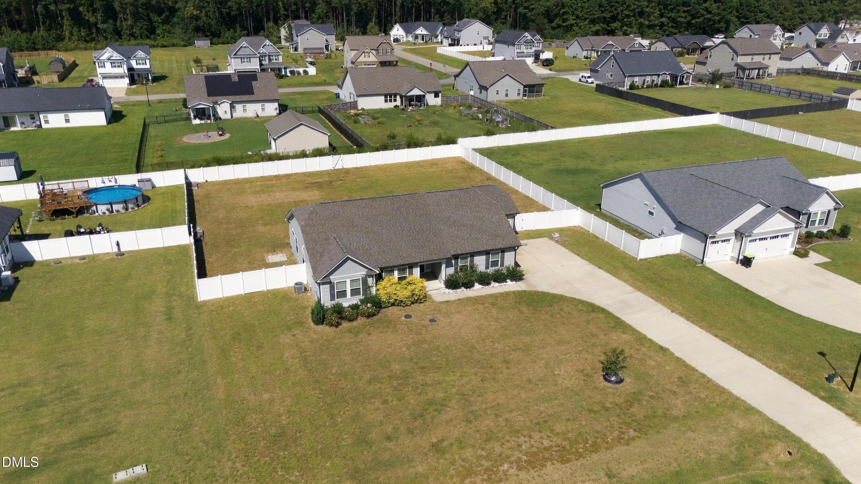 Exterior Front Drone View - 252 Earnest Way, Kenly, NC 27542, Kenly