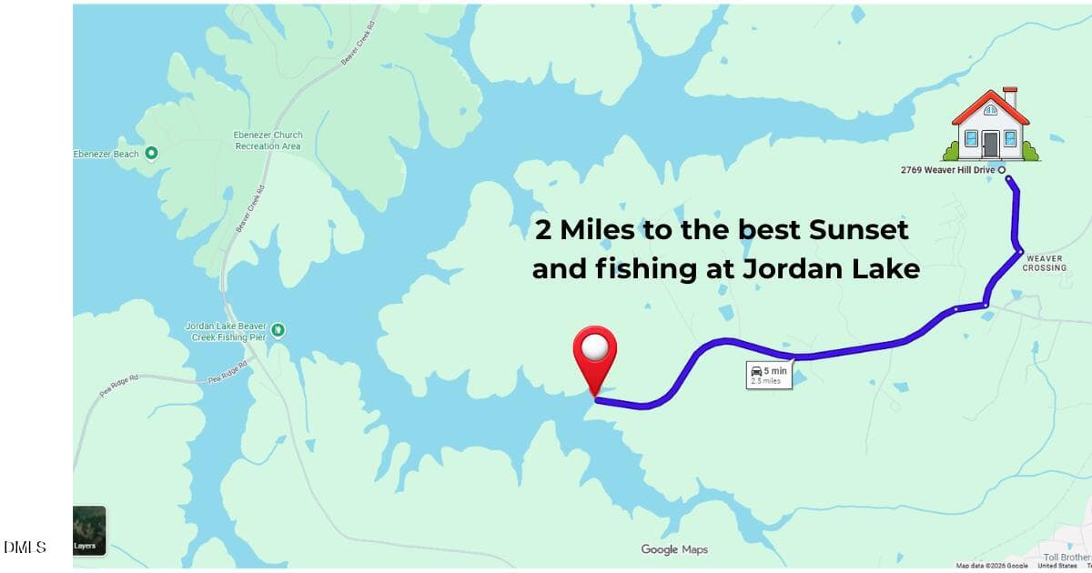 2 miles to Jordan Lake - 2769 Weaver Hill Drive, Apex, NC 27502, Apex