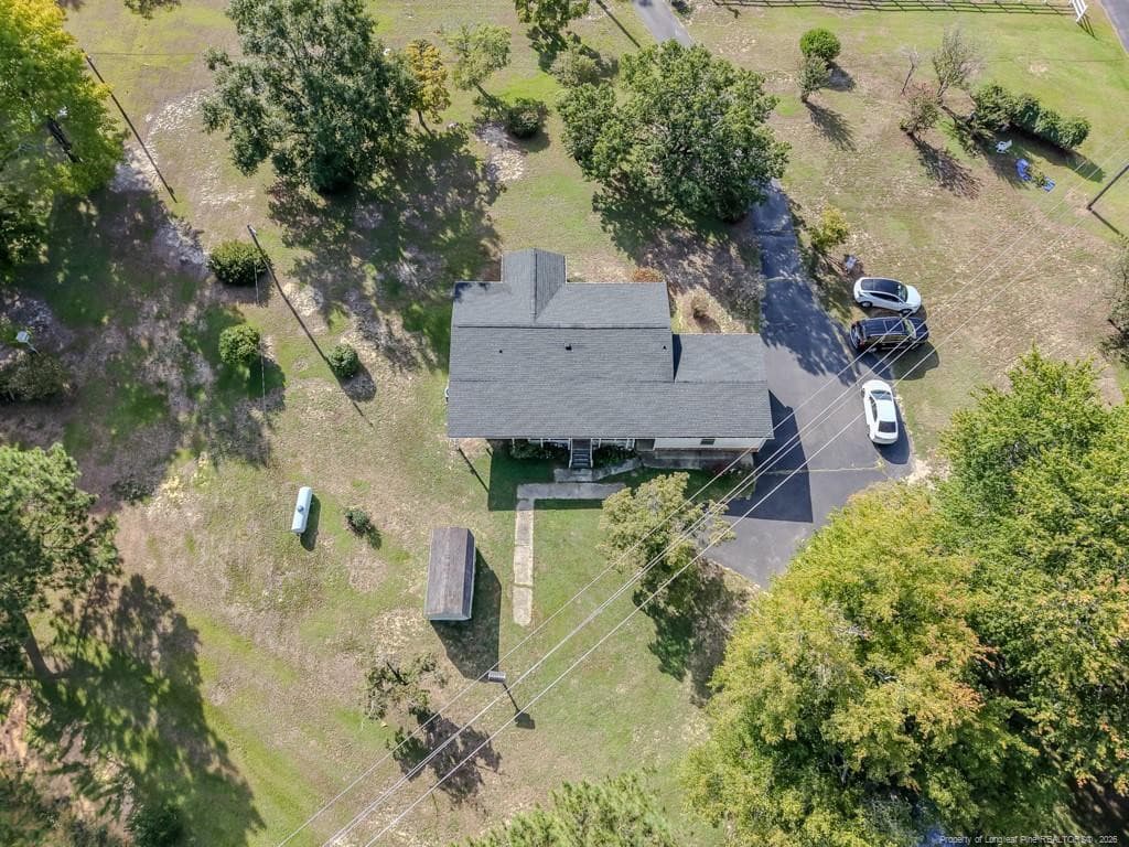 Aerial Above - Rear View - 5110 Old US 421, Lillington, NC 27546