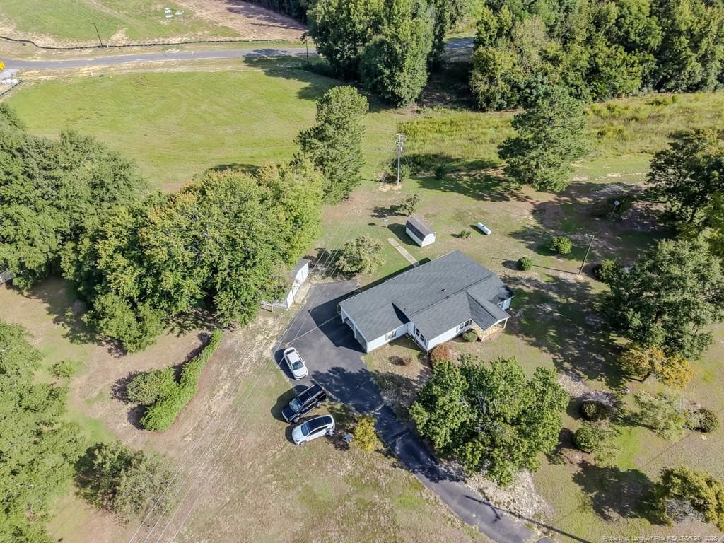Aerial Front left - 5110 Old US 421, Lillington, NC 27546