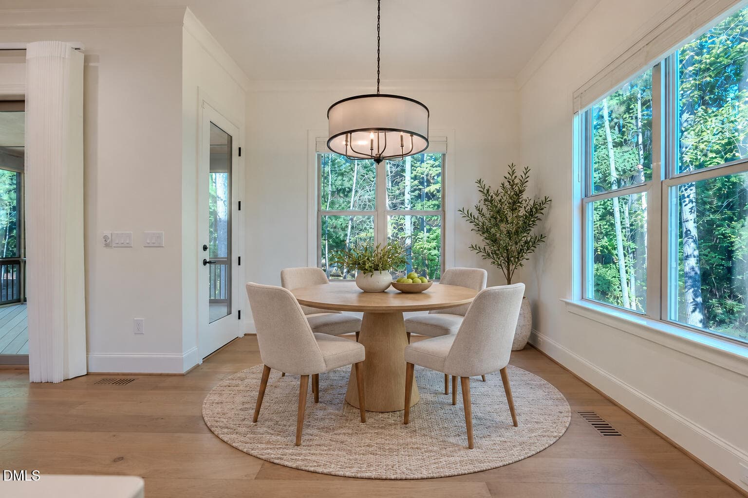 Breakfast-Nook-Virtual-Staging-Final - 1025 Smoke Willow Way, Rolesville, NC 27571, Rolesville