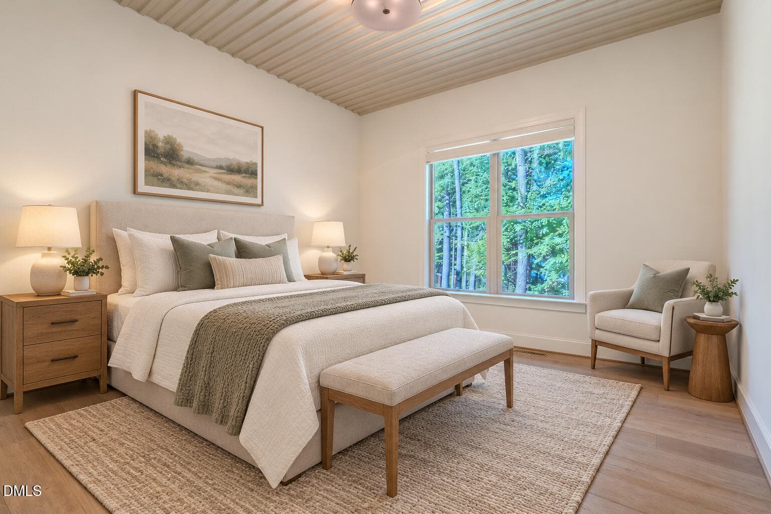 First-Floor-Guest-Bedroom-Virtual-Stagin - 1025 Smoke Willow Way, Rolesville, NC 27571, Rolesville