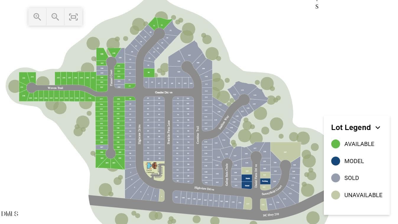DF Sitemap - 576 Highview Drive, Benson, NC 27504