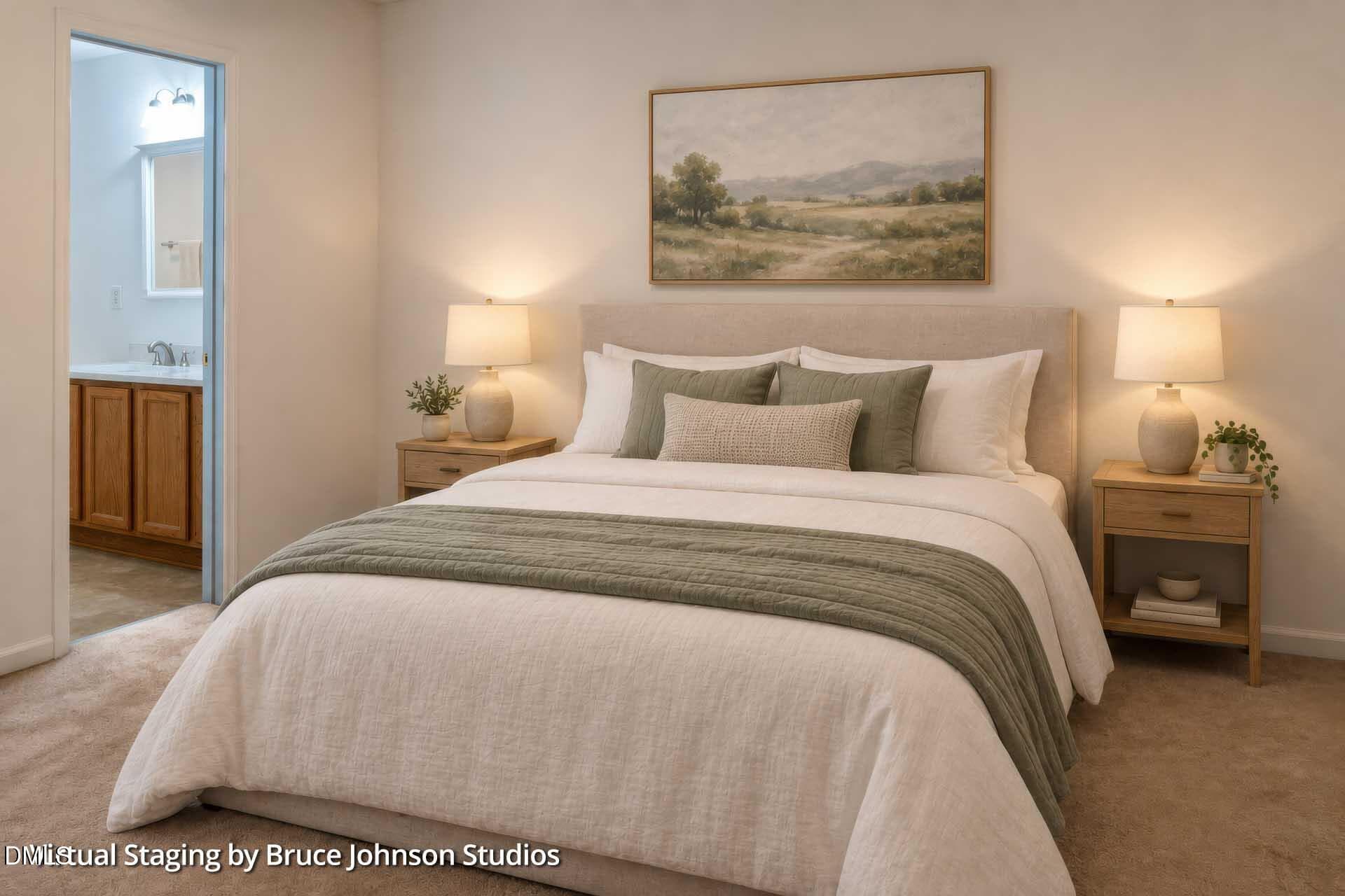 owners suite virtually staged - 2641 Vega Court, Raleigh, NC 27614
