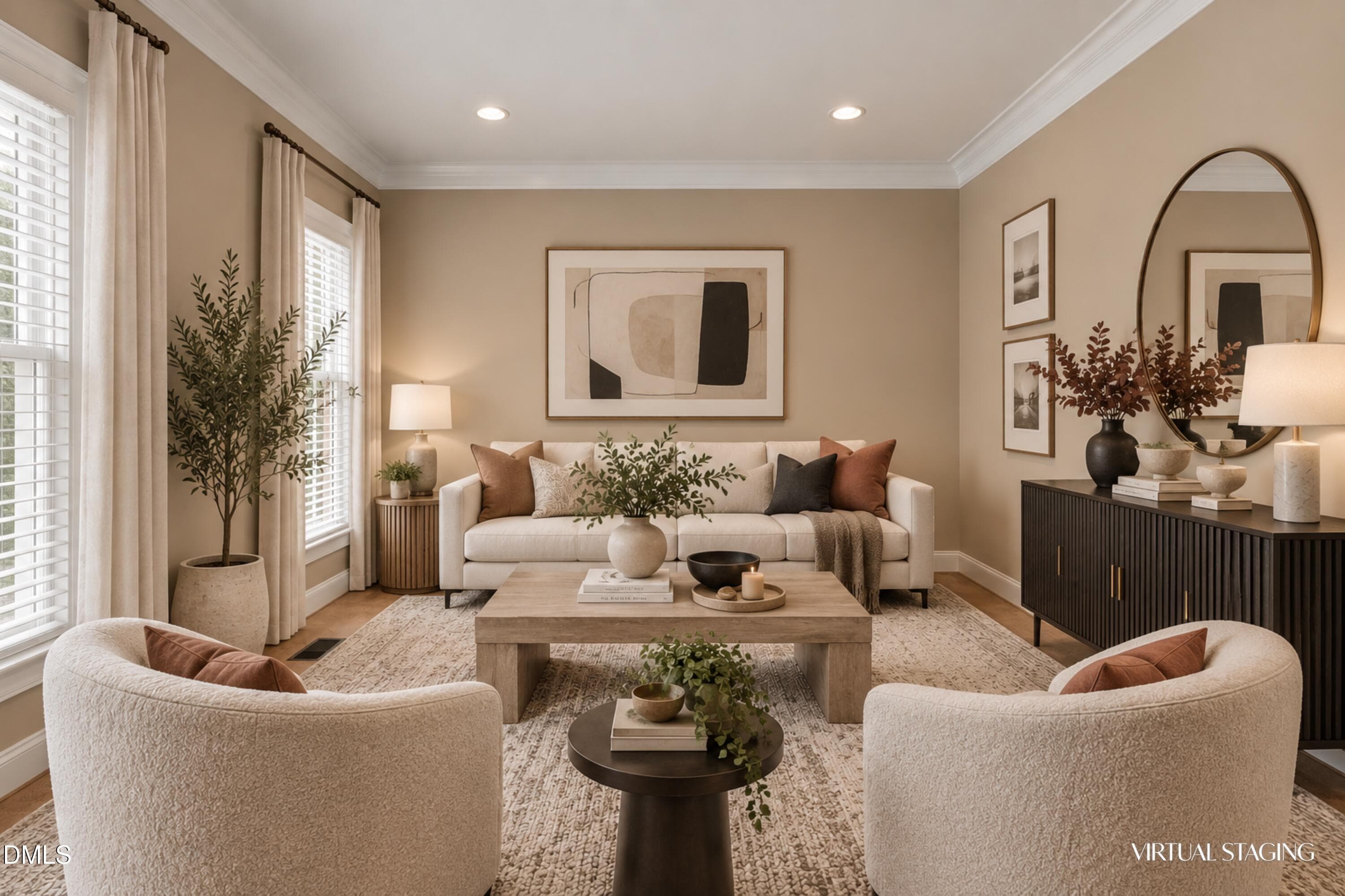 Living Room - 5716 Highcroft Drive, Cary, NC 27519