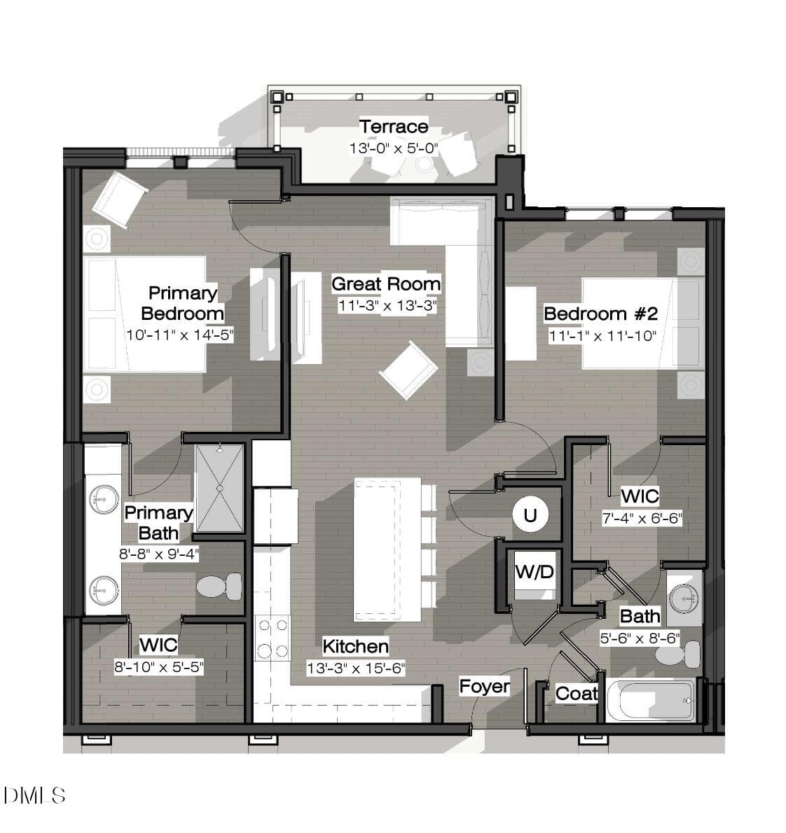 D PLAN - 101 Forest Grove Boulevard 302, Chapel Hill, NC 27517, Chapel Hill