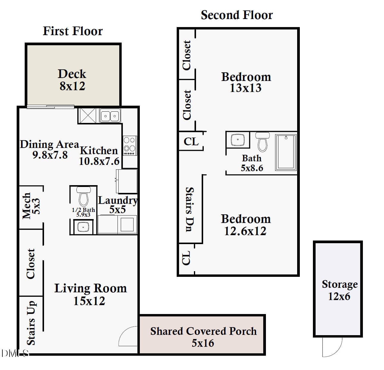 371 Umstead Dr Unit A Floor Plan Image - 371 Umstead Drive A, Chapel Hill, NC 27516, Chapel Hill