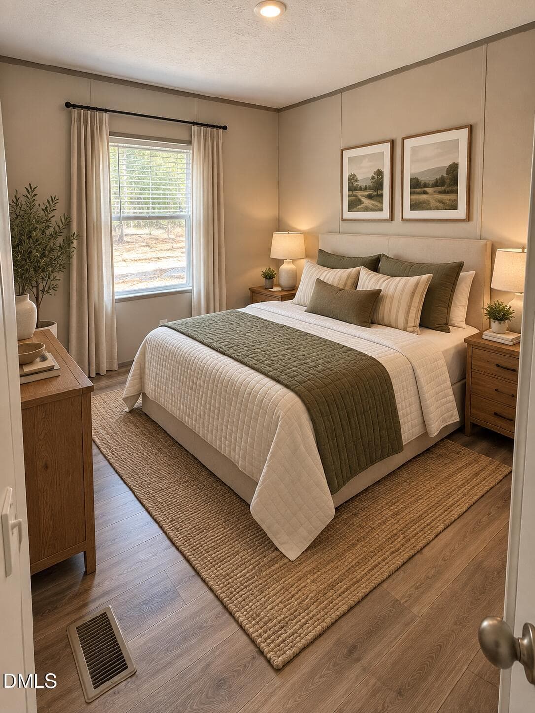 Bedroom 2 Staged - 1814 J P Road, Whitakers, NC 27891