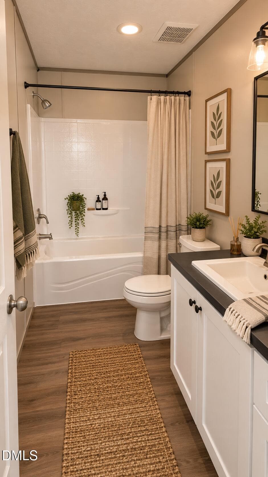Bathroom 2 Staged - 1814 J P Road, Whitakers, NC 27891