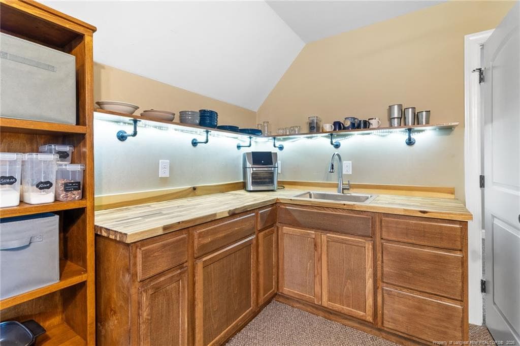 Kitchen above garage - 417 Foxwood Drive, Hope Mills, NC 28348