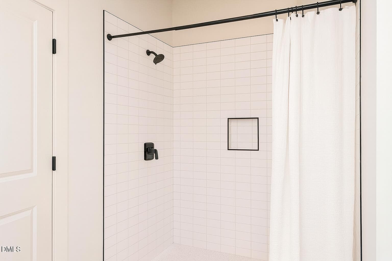 Master shower - 210 Nicks Street, Graham, NC 27253