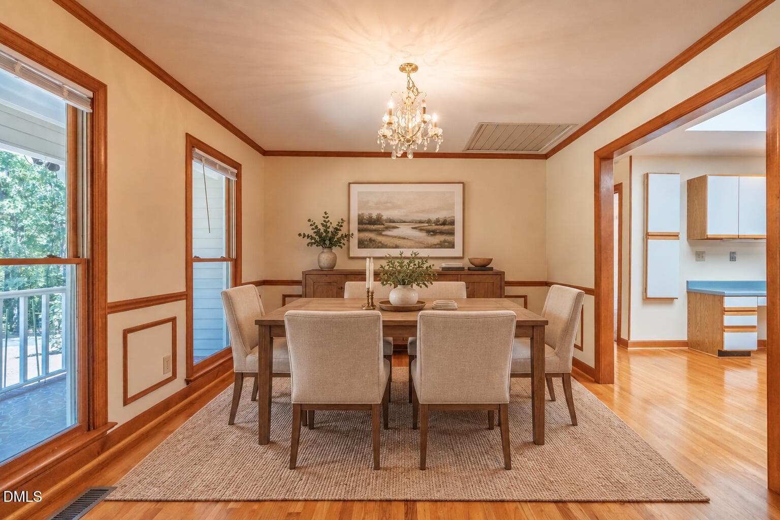 Dining-room virtually staged - 4508 Rogers Road, Durham, NC 27703, Durham