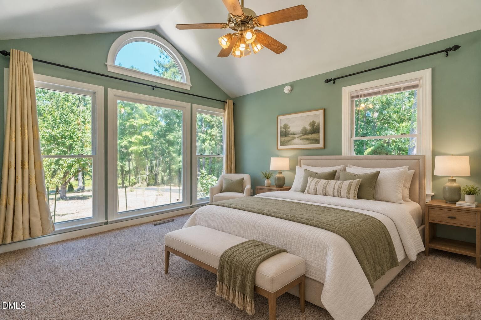 Bedroom 2 - virtual staging - 4508 Rogers Road, Durham, NC 27703, Durham