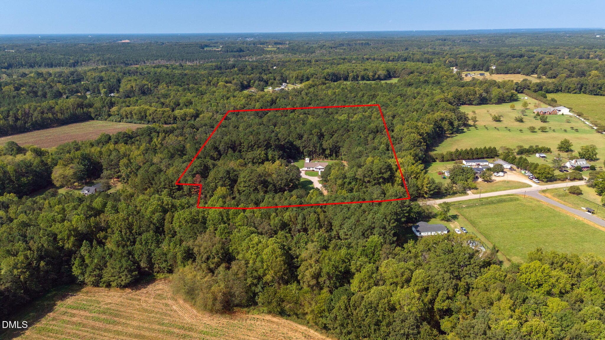 Aerial View - 705 Thanksgiving Fire Road, Selma, NC 27576