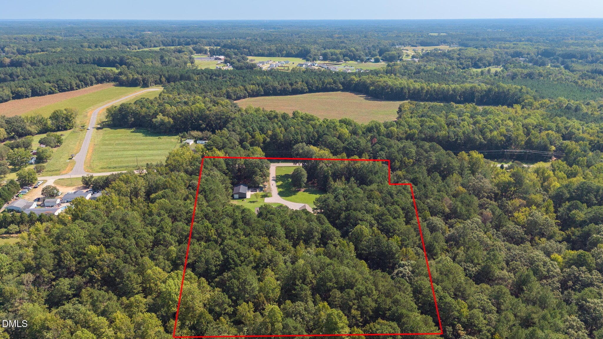 Aerial View - 705 Thanksgiving Fire Road, Selma, NC 27576