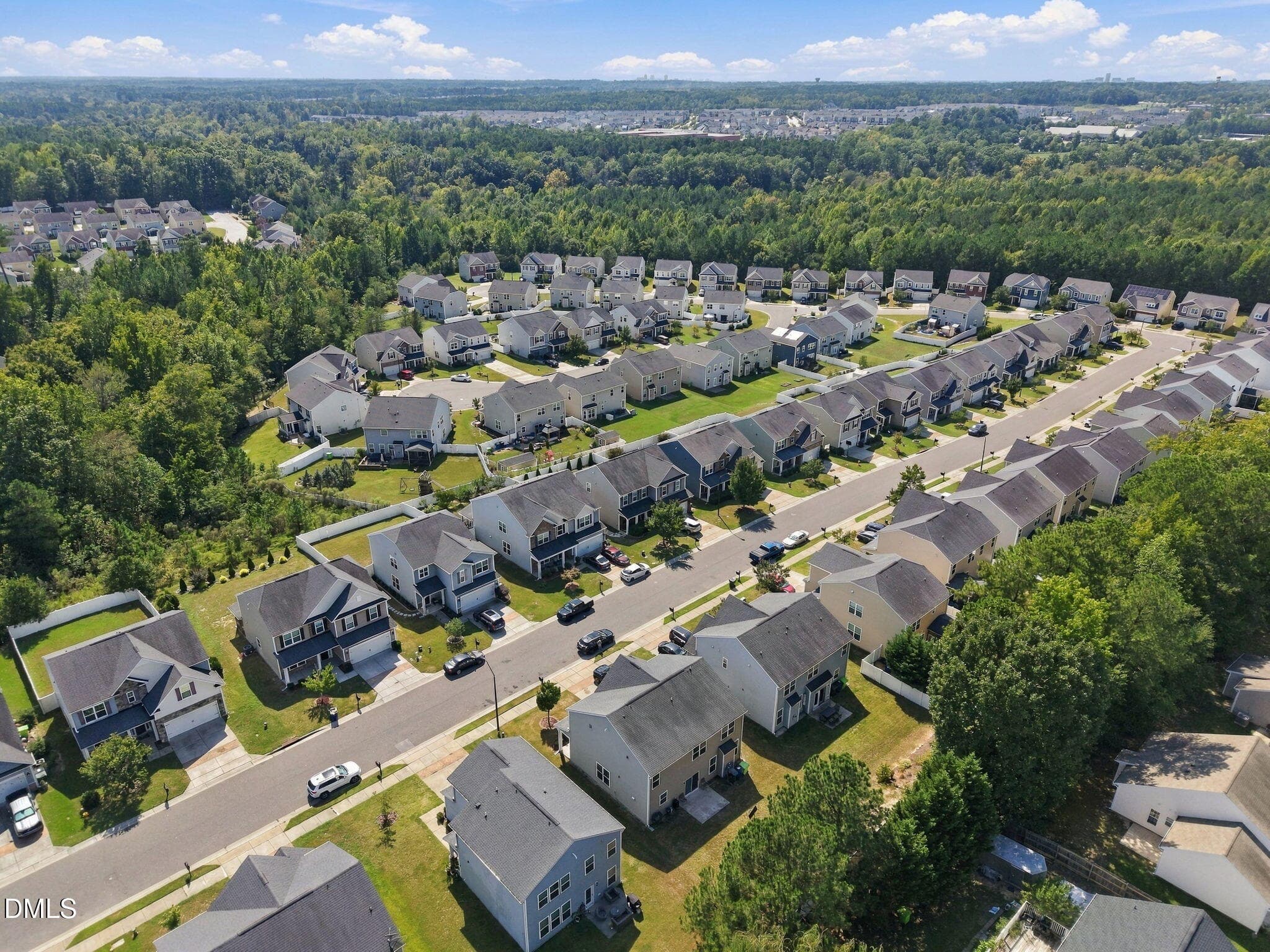 Aerial view - 3949 White Kestrel Drive, Raleigh, NC 27616
