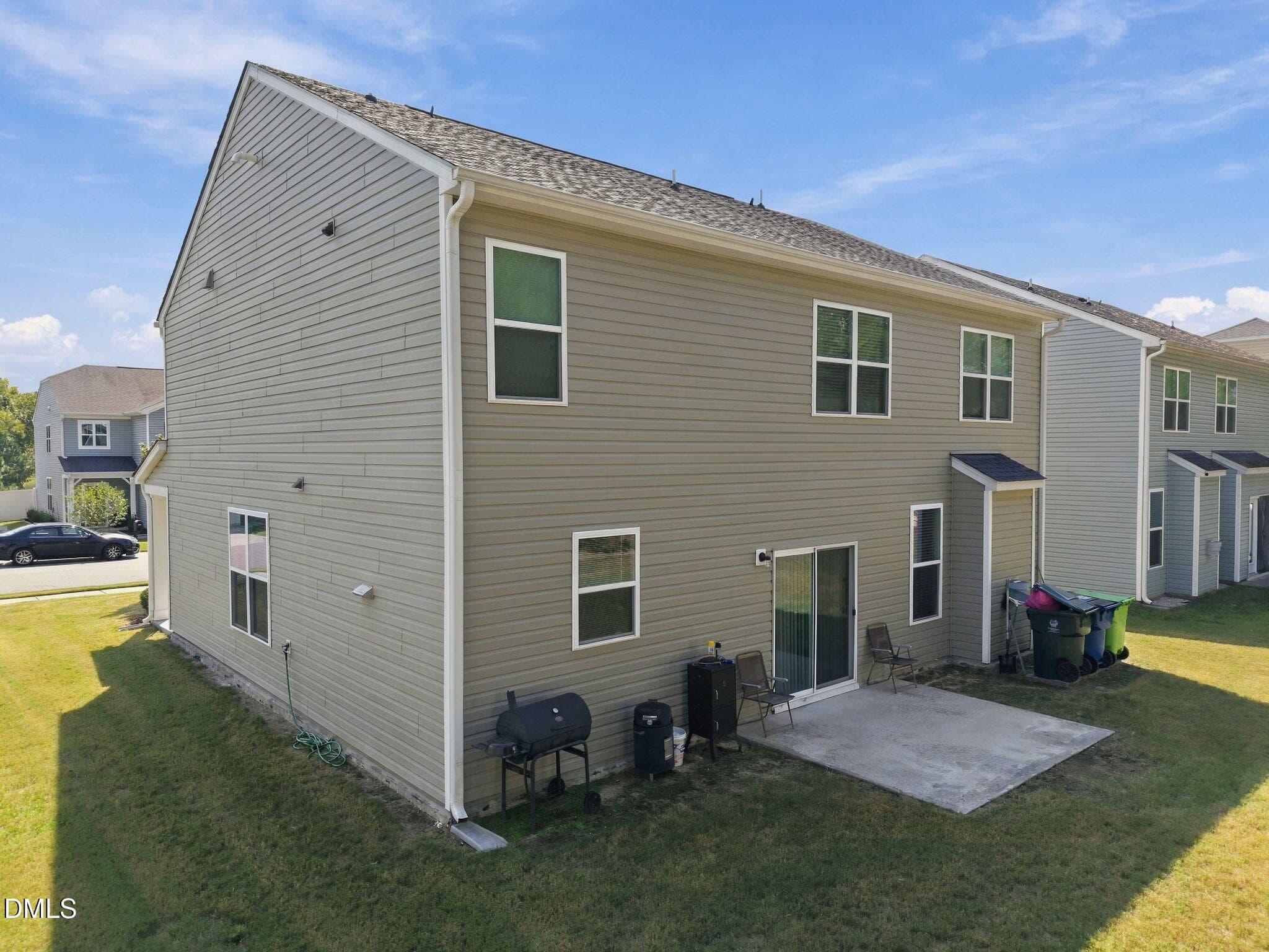 Back of home - 3949 White Kestrel Drive, Raleigh, NC 27616