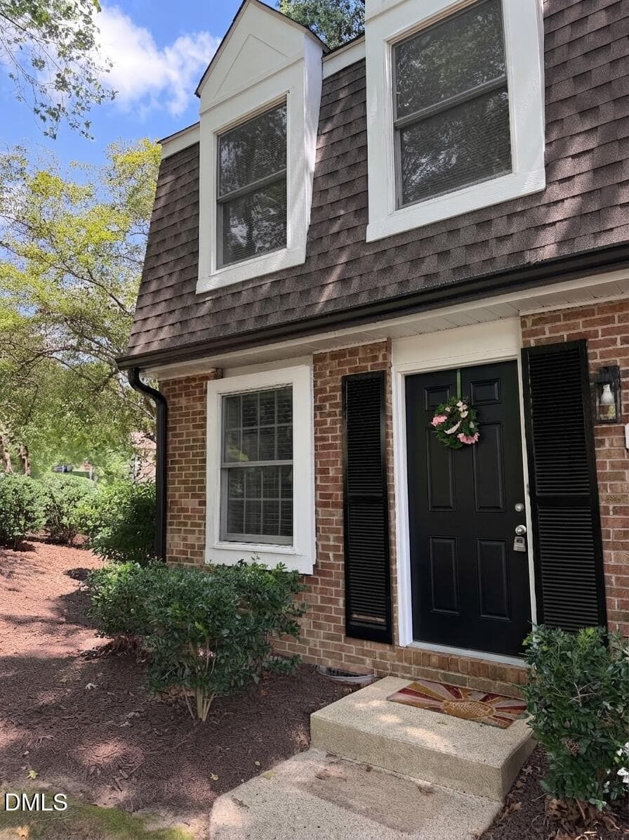 Close up exterior front - 7766 Sandra Lane, Raleigh, NC 27615