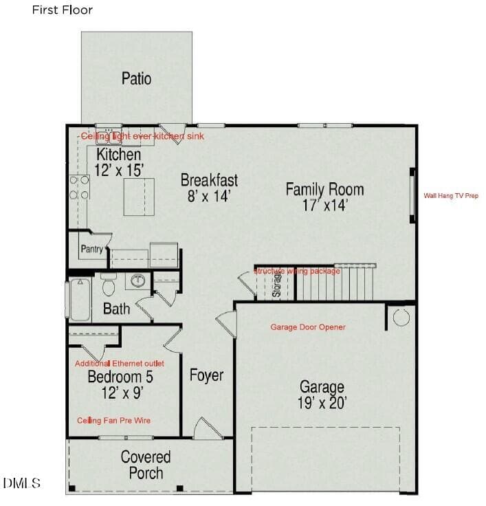 First Floor - 70 Valley Forge Lane, Smithfield, NC 27577