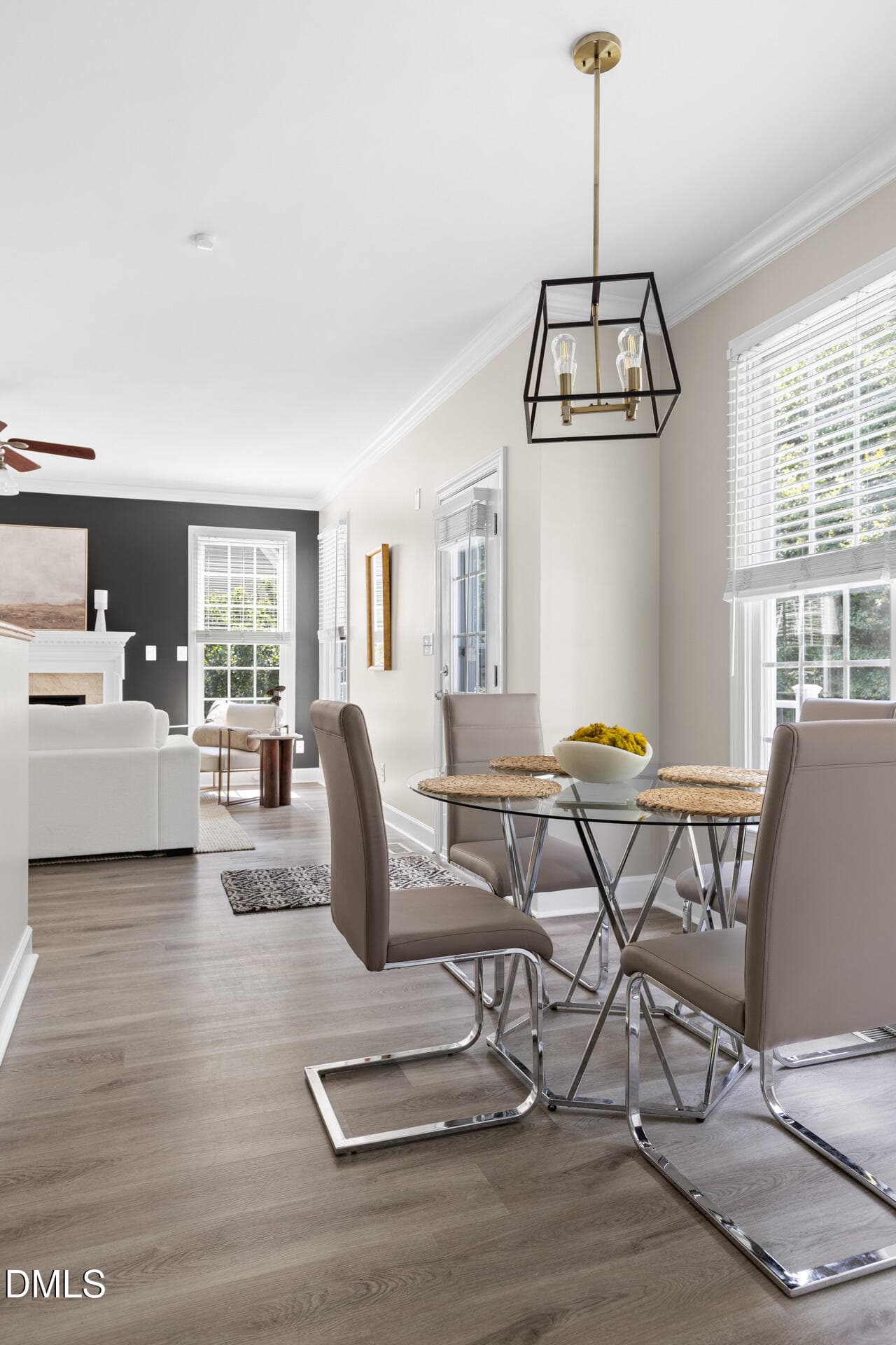 Breakfast area view from garage entry - 303 Farnswick Place, Efland, NC 27243