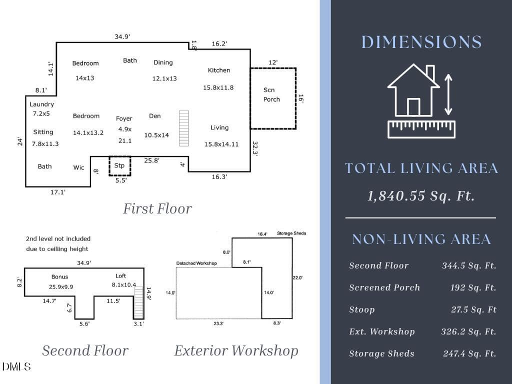306 N Ninth St_Dimensions - 306 N Ninth Street, Mebane, NC 27302