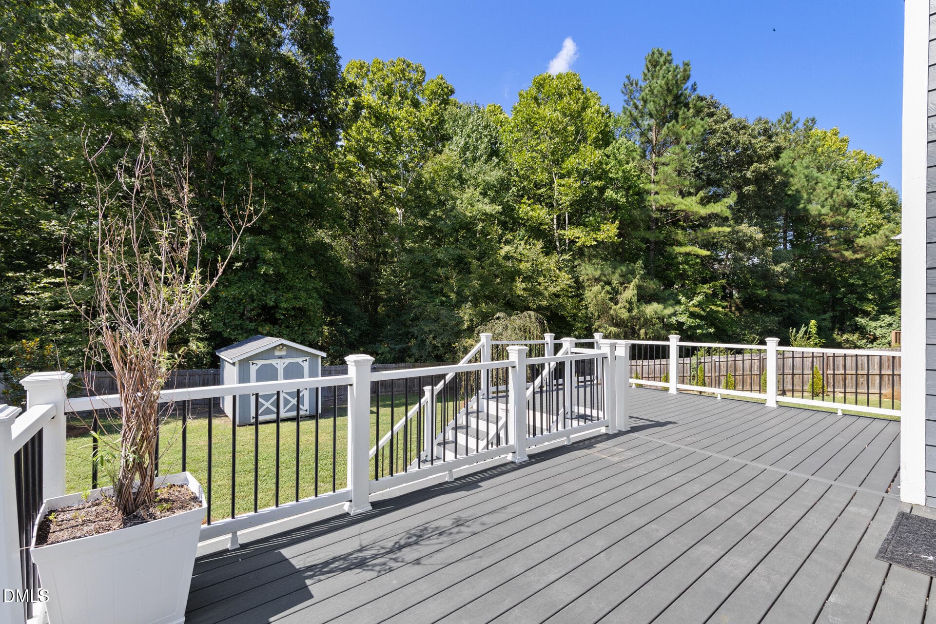 Back deck - 303 Farnswick Place, Efland, NC 27243