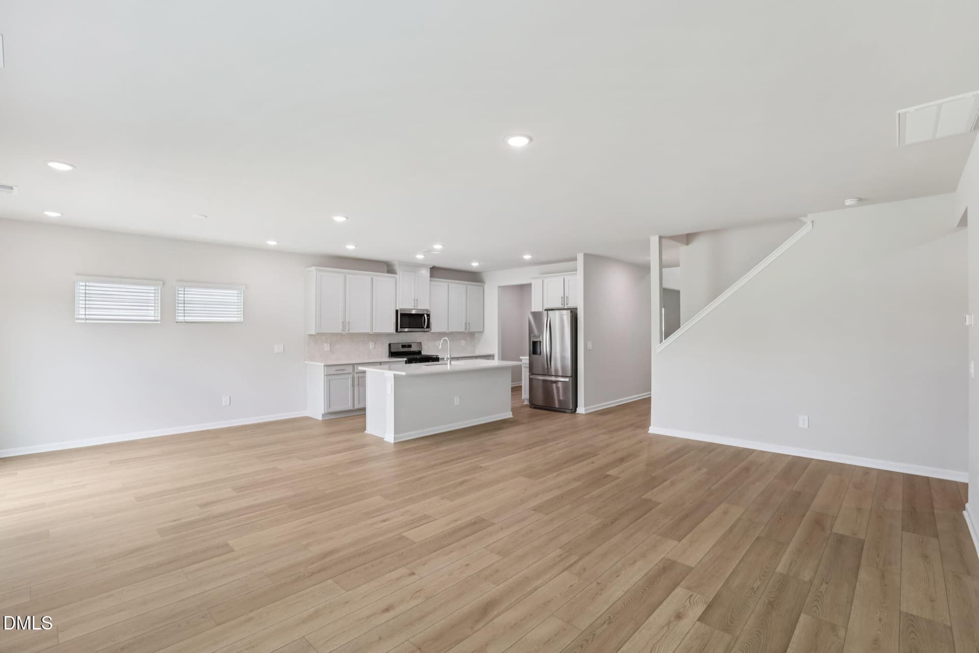 5 Kitchen and Living - 1241 Winding Spring Drive, Mebane, NC 27302