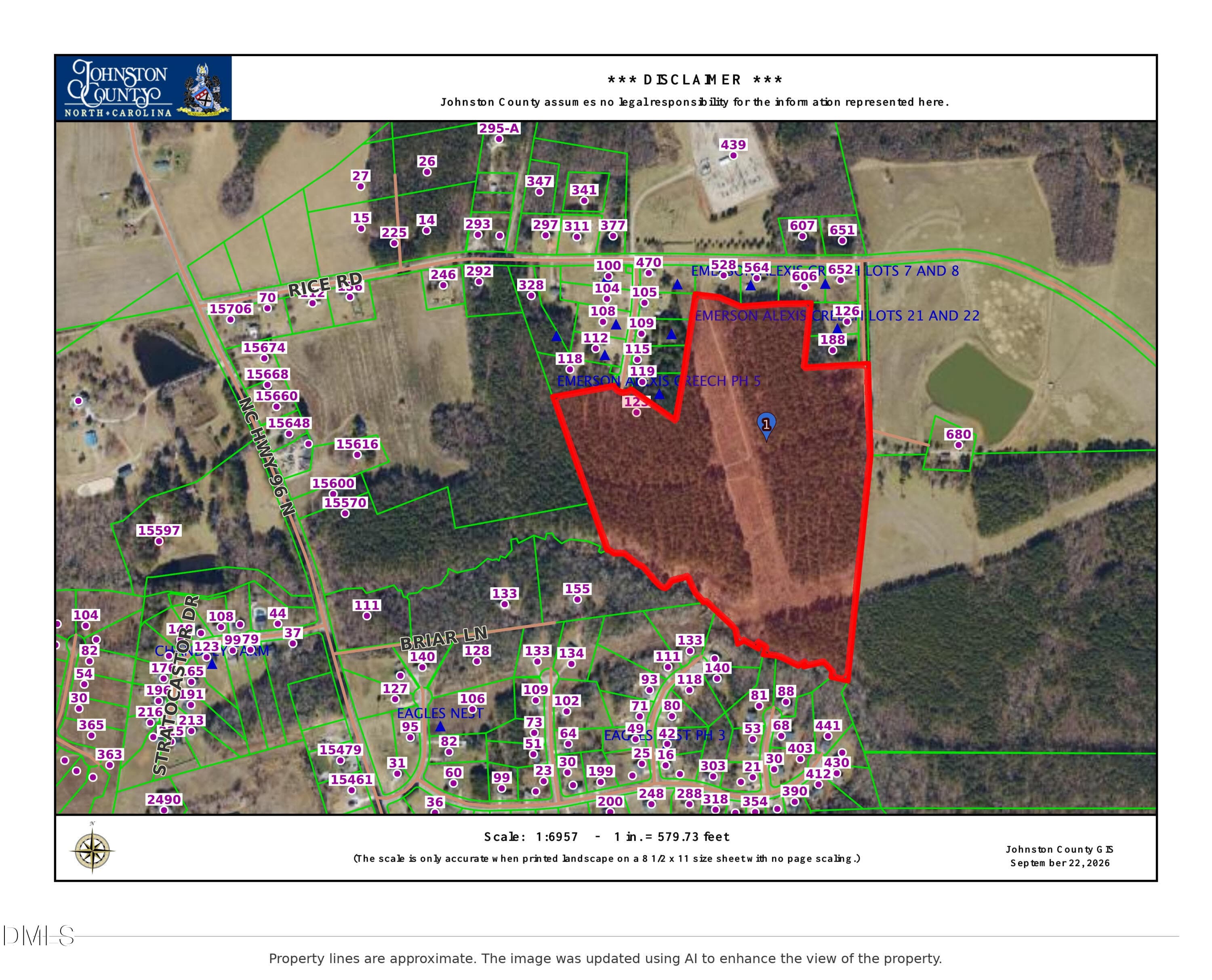 123-Emery-Lane-New-Listing-Aerial - 123 Emery Lane, Zebulon, NC 27597