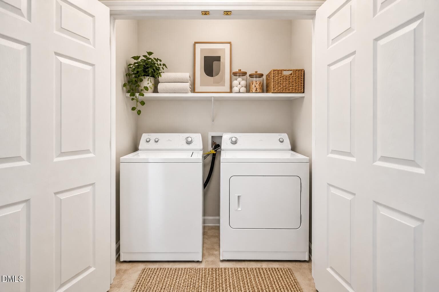 Laundry Closet (W/D Convey!) - 512 Auburn Square Drive, Durham, NC 27713