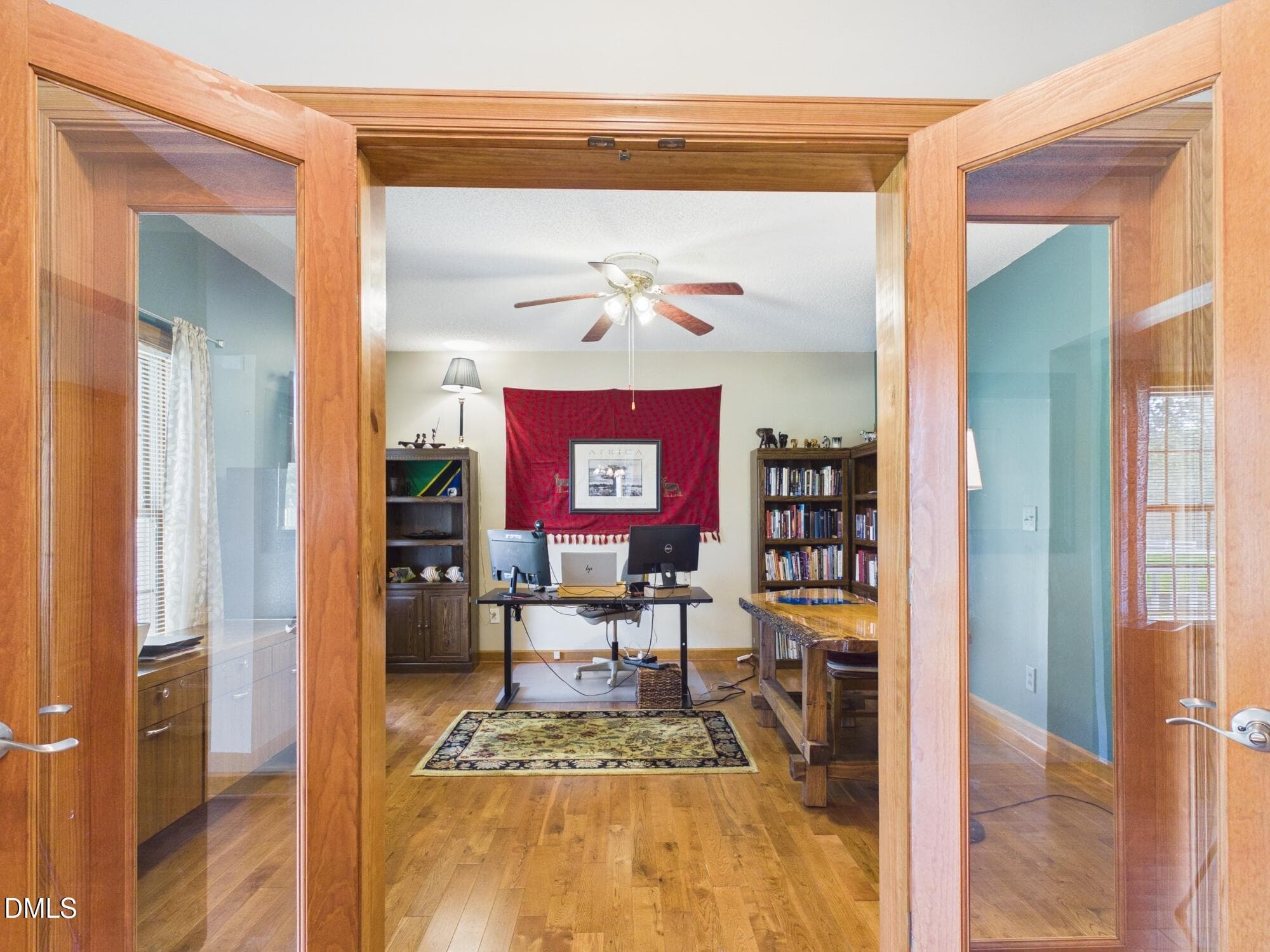 Office french doors - 30 River Gorge Run, Rougemont, NC 27572