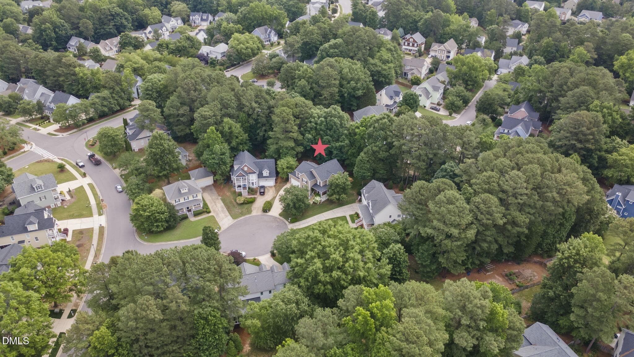 Drone Shot - 109 Menteith Court, Apex, NC 27502