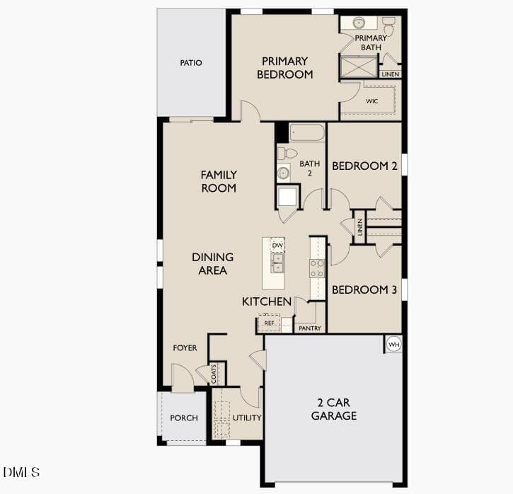 Glimmer Floorplan - 1450 Centerview Drive, Nashville, NC 27856, Nashville