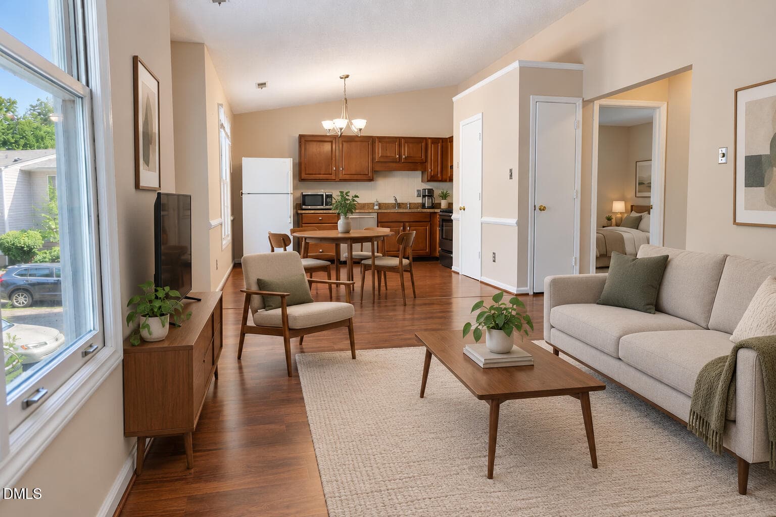 1 Living Room Staged - 121 Westview Drive Apt 50, Carrboro, NC 27510, Carrboro