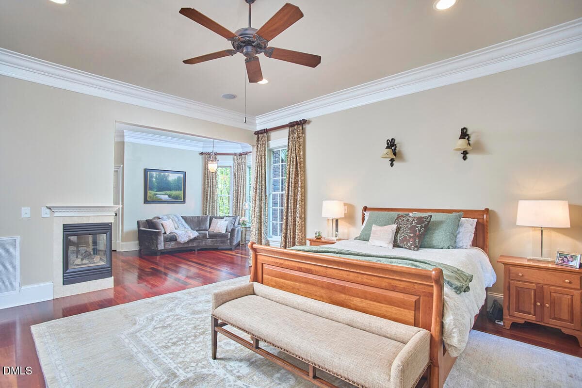 Primary Bedroom - 1717 Halls Mill Road, Hillsborough, NC 27278, Hillsborough