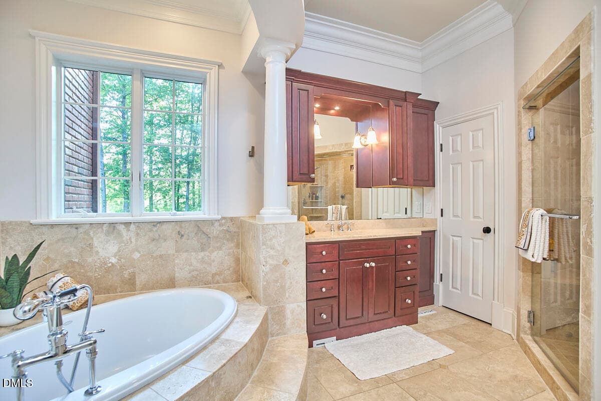 Primary Bathroom - 1717 Halls Mill Road, Hillsborough, NC 27278, Hillsborough