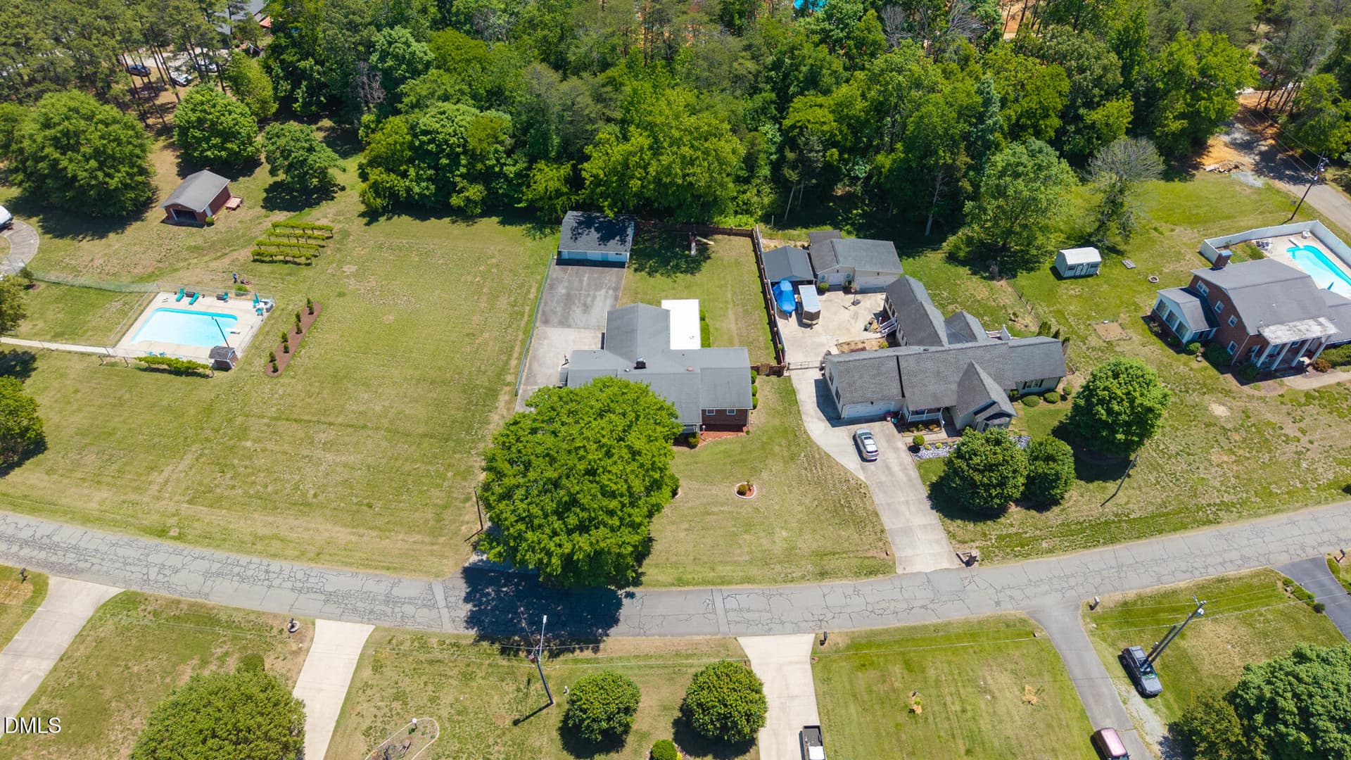 1244 Lawndale Drive-Drone-4 - 1244 Lawndale Drive, Graham, NC 27253
