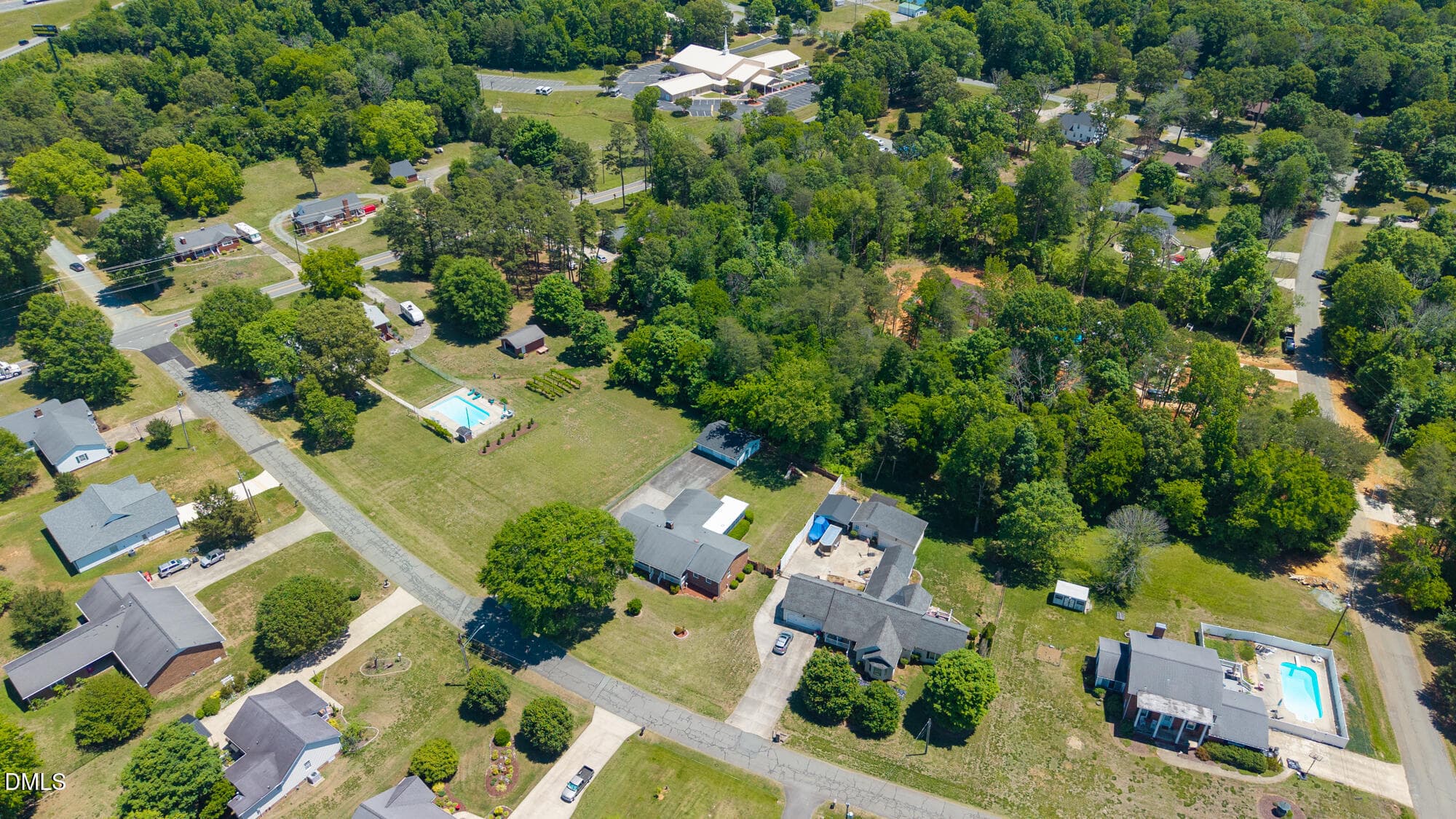 1244 Lawndale Drive-Drone-2 - 1244 Lawndale Drive, Graham, NC 27253