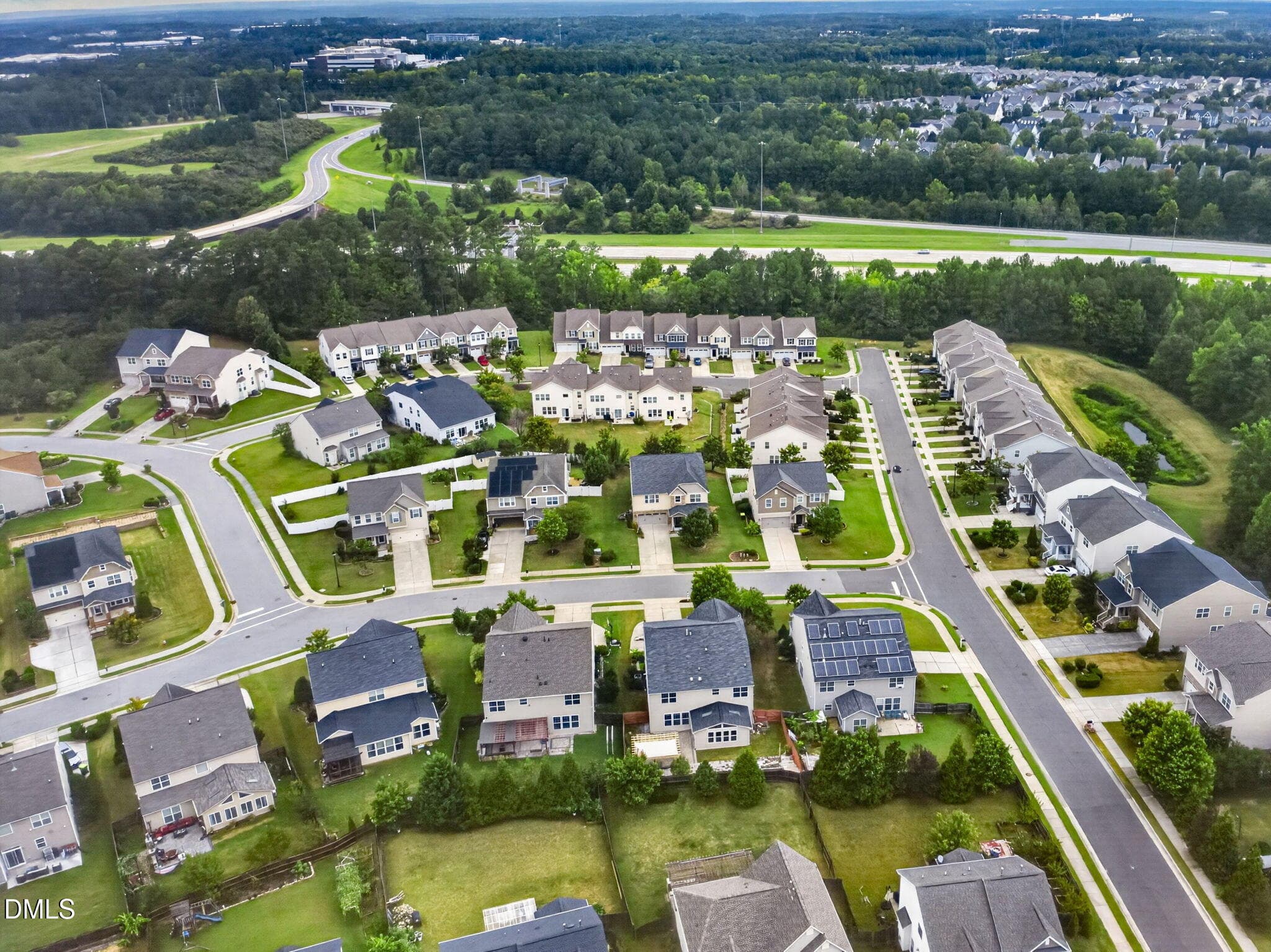 Aerial View - 105 Joycliff Drive, Morrisville, NC 27560