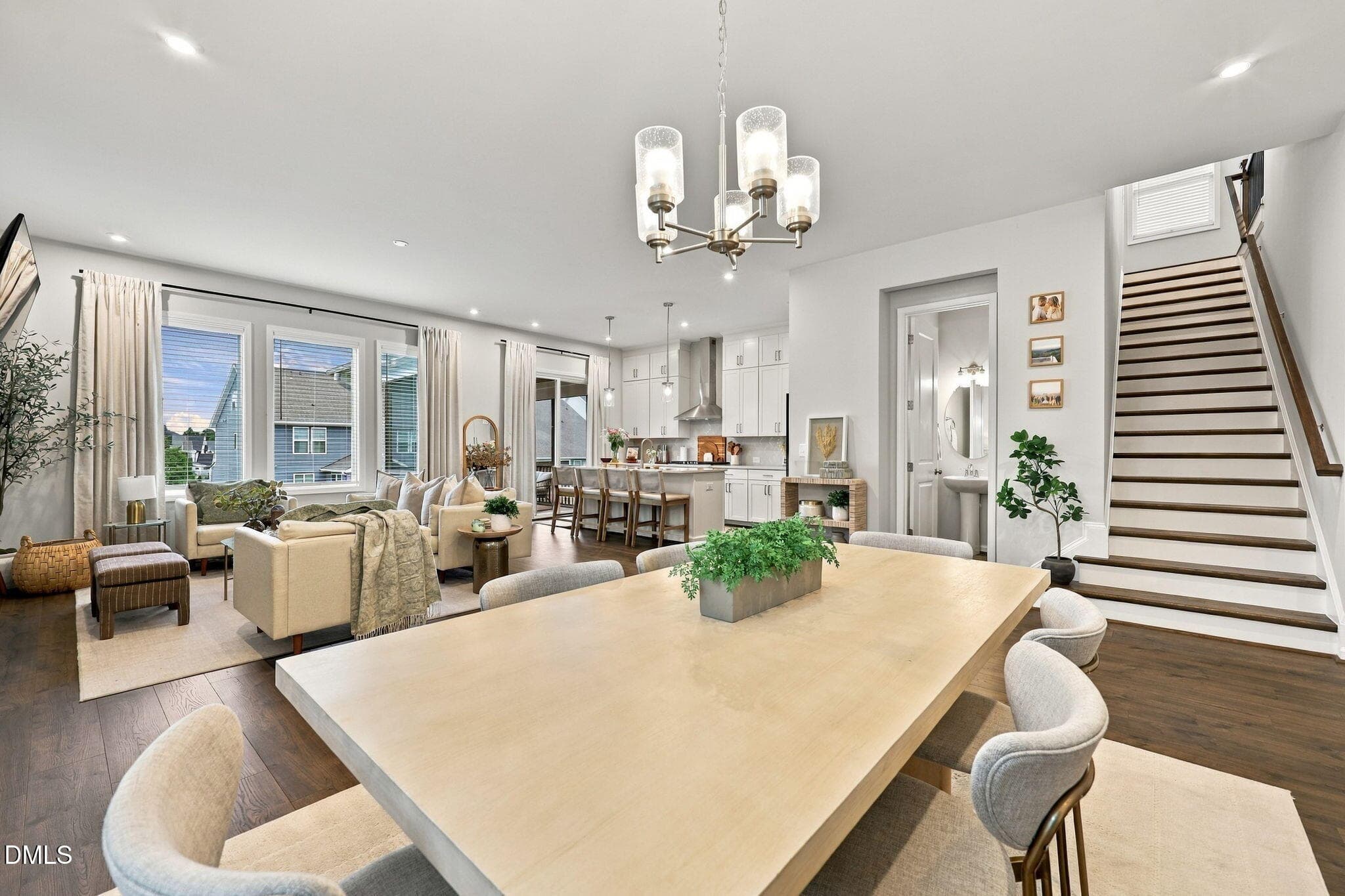 LIVING & DINING AREAS - 4820 Heathshire Drive, Raleigh, NC 27616